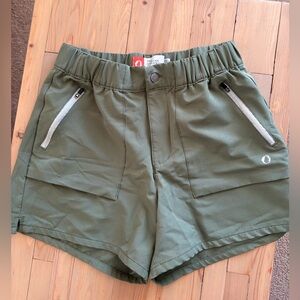 Olive Green Athletic Shorts